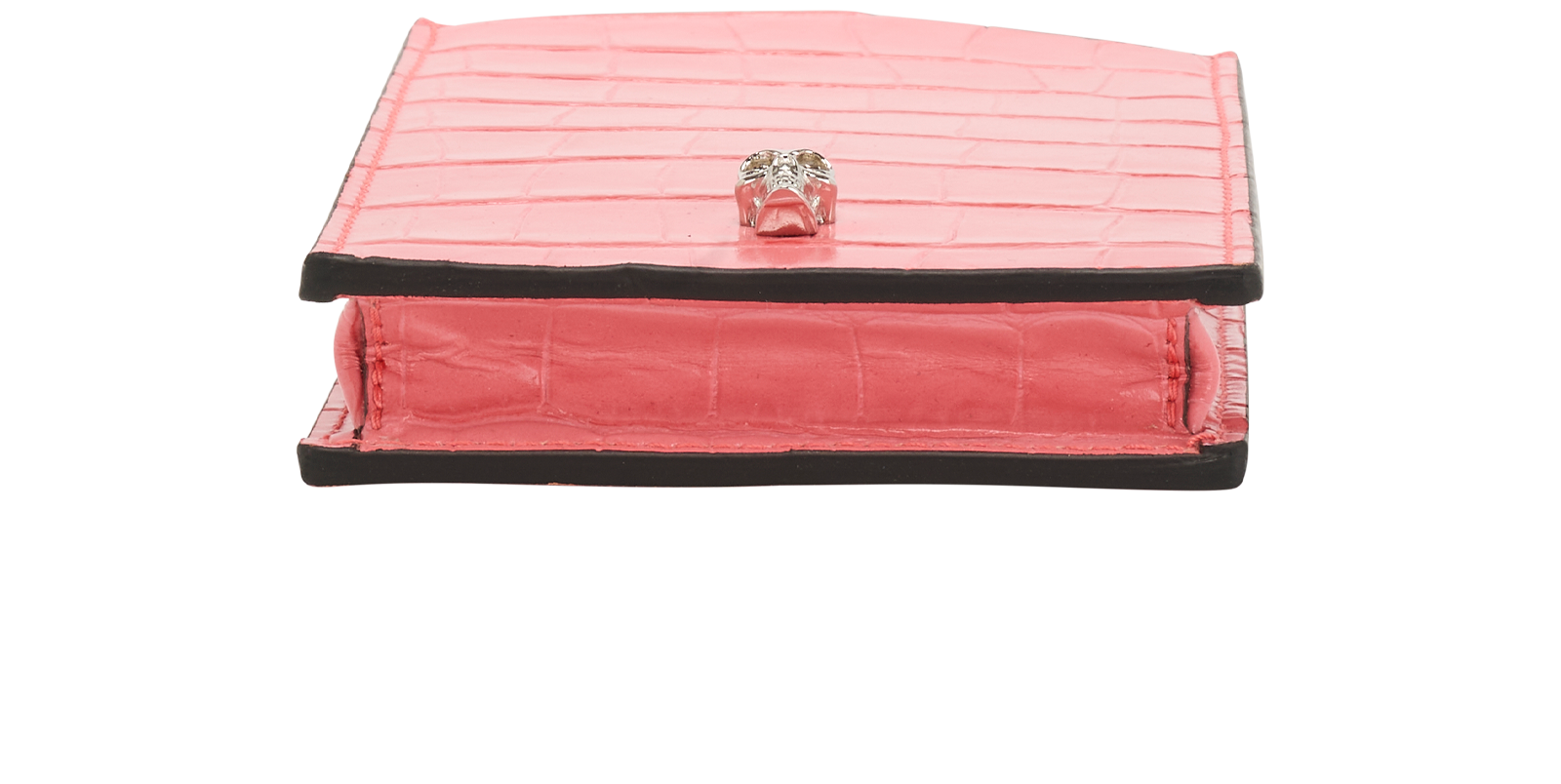 Alexander McQueen Phone Holder, &pound;220, Accessories, Pink, Leather, Top view